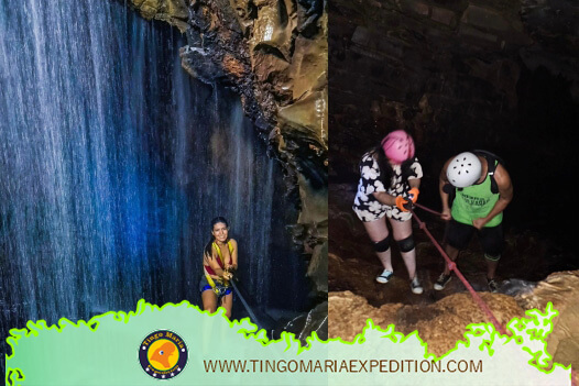 Técnicas de uso de cuerda en la Cueva Huayna Cápac